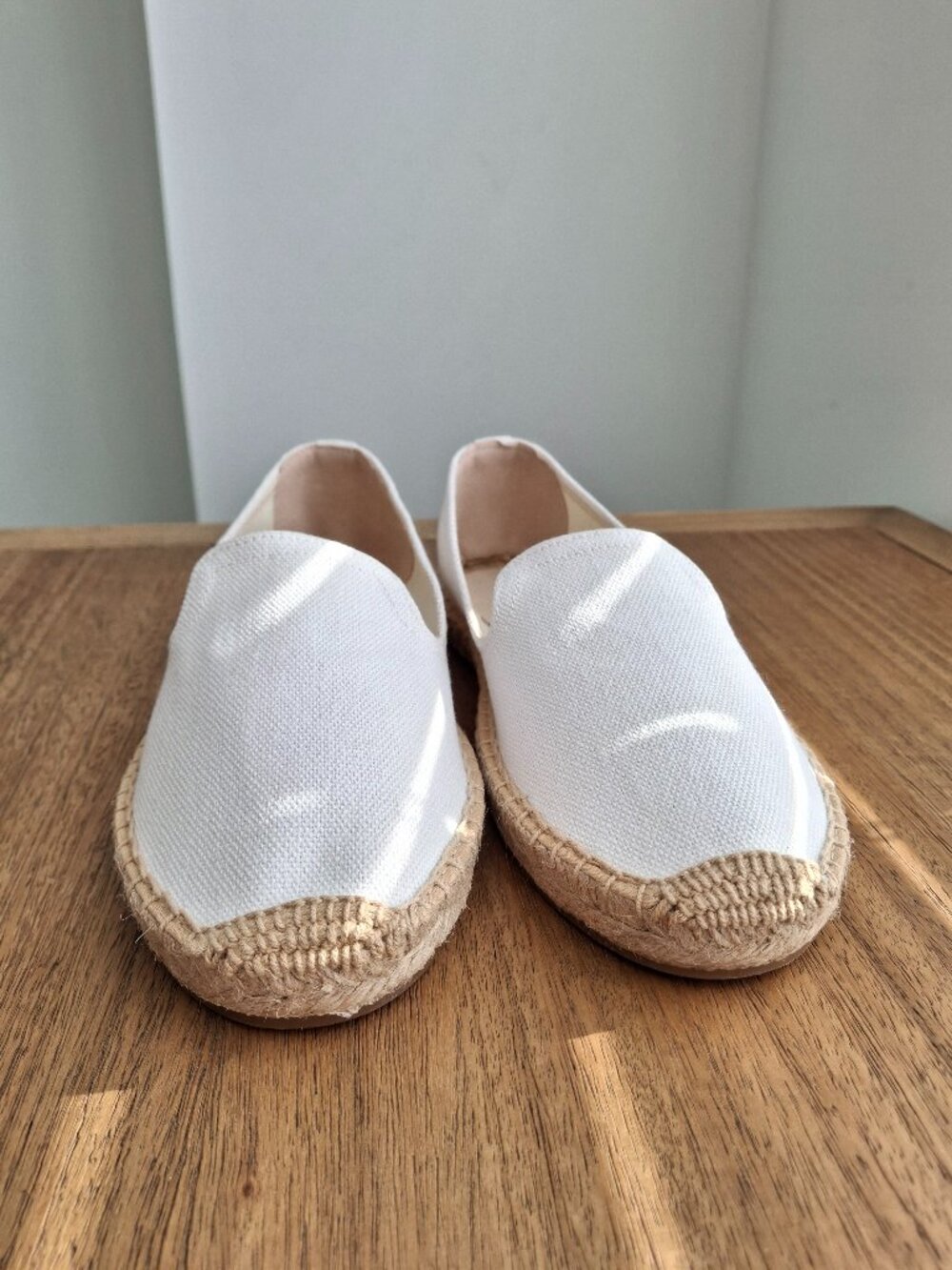 (New) Soludos – Smoking‎ Slipper Canvas Espadrilles (White) – Women's 7-7.5 - Picture 6 of 14